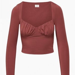 NWT Aritzia Wilfred Kristin long sleeve top
